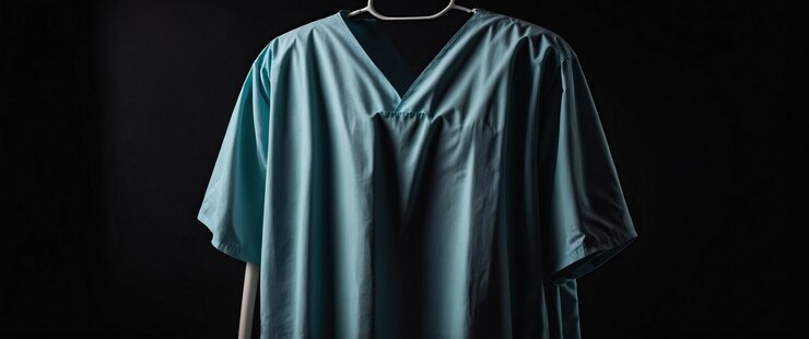 گان بیمارستانی مردانه با طراحی مناسب و دوخت تمیز